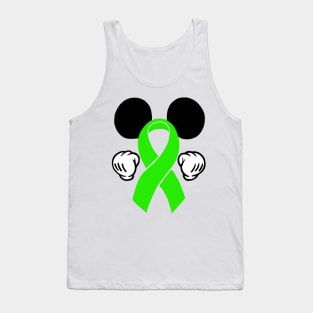 Mouse Ears Awareness Ribbon (Green) Tank Top